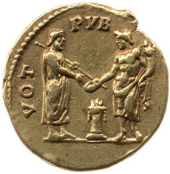 reverse of Hadrian RIC II 2034