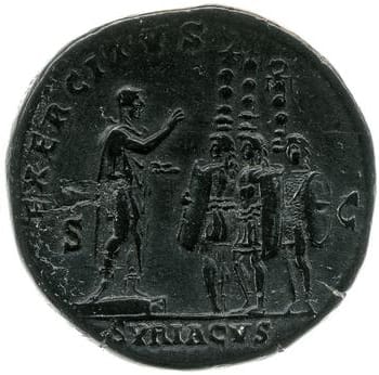 reverse of Hadrian RIC II 1965