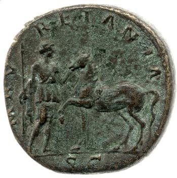 reverse of Hadrian RIC II 1693