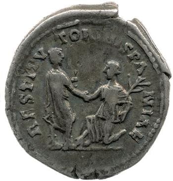reverse of Hadrian RIC II 1586