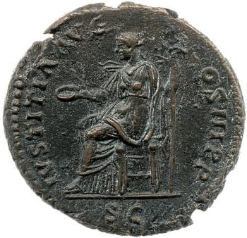 reverse of Hadrian RIC II 1239