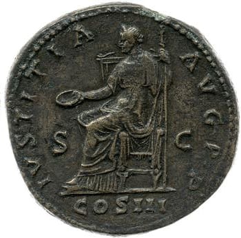 reverse of Hadrian RIC II 1155