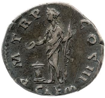 reverse of Hadrian RIC II 498