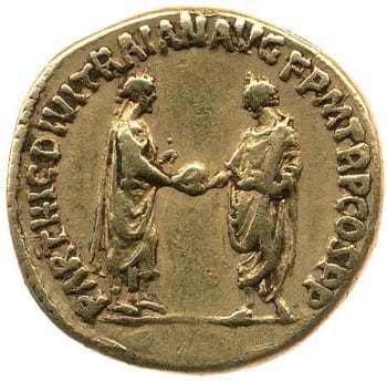 reverse of Hadrian RIC II 1