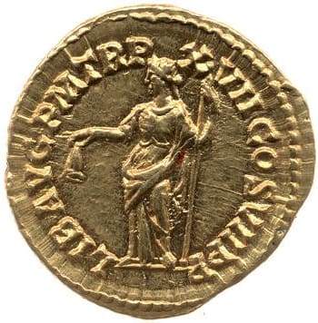 reverse of Commodus RIC III 241A