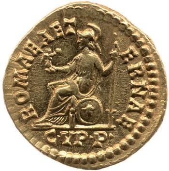 reverse of Commodus RIC III 195A