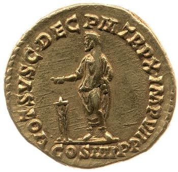 reverse of Commodus RIC III 115