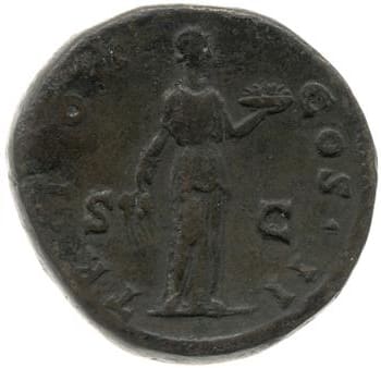 reverse of Antoninus Pius RIC III 1250
