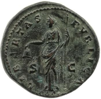 reverse of Antoninus Pius RIC III 551