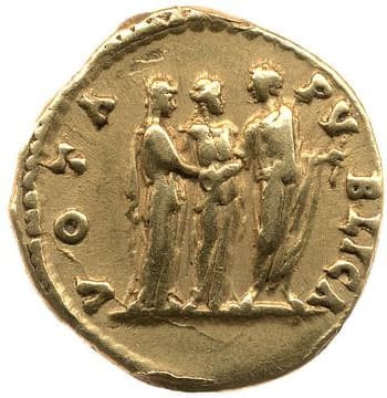reverse of Antoninus Pius RIC III 402A