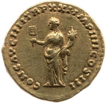 reverse of Marcus Aurelius RIC III 167