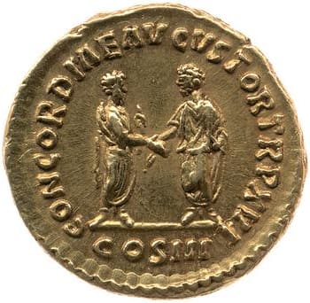 reverse of Marcus Aurelius RIC III 44