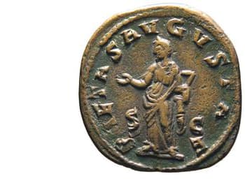 reverse of Philip I RIC IV 208C