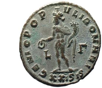reverse of Maximian RIC VI 122