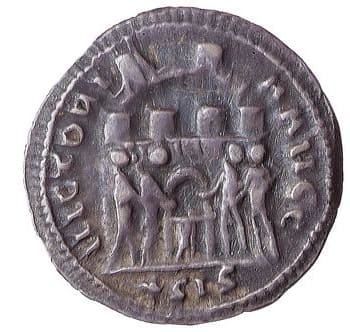 reverse of Maximian RIC VI 57B