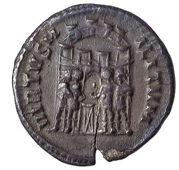 reverse of Maximian RIC VI 46A