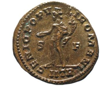 reverse of Maximian RIC VI 537