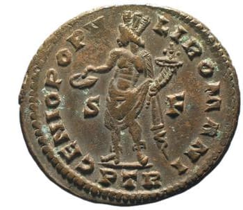 reverse of Constantius I RIC VI 660