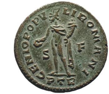 reverse of Constantius I RIC VI 645B