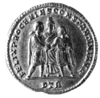 reverse of Constantine I RIC VII 442