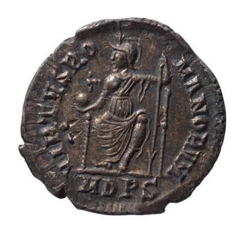 reverse of Valentinian II RIC IX 12A