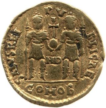 reverse of Anthemius RIC X 2887