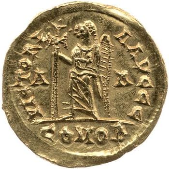 reverse of Julius Nepos RIC X 3223