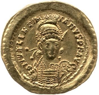 obverse of Theodosius II RIC X 302