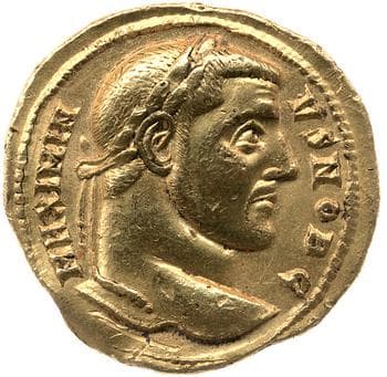 obverse of Maxentius RIC VI 48B