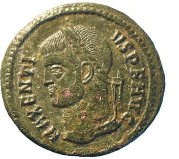 obverse of Maxentius RIC VI 229