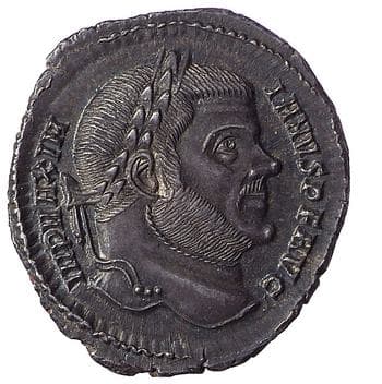 obverse of Maxentius RIC VI 192