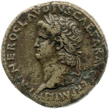 obverse of Nero RIC I² 328