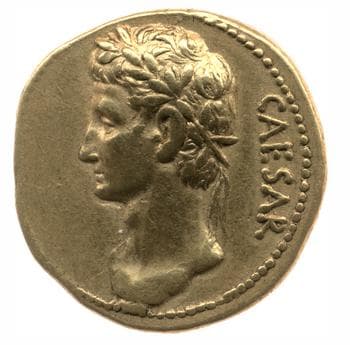 obverse of Augustus RIC I² 537