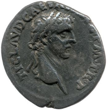 obverse of Claudius RIC I² 8