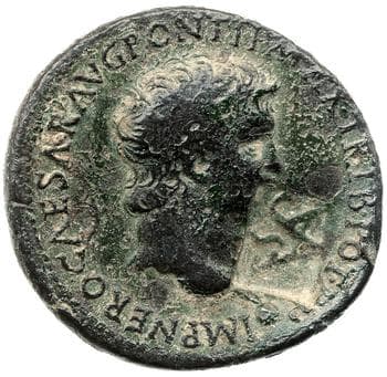 obverse of Nero RIC I² 547
