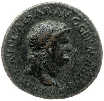 obverse of Nero RIC I² 424