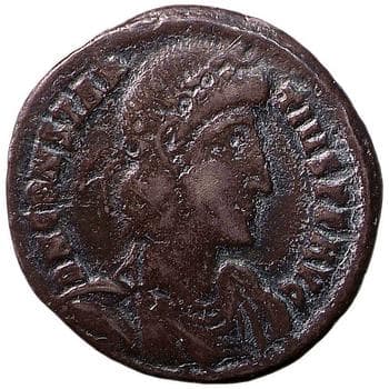 obverse of Constantius II RIC VIII 235