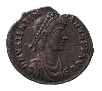 obverse of Valentinian II RIC IX 62A
