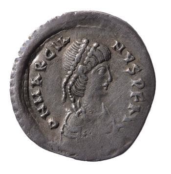 obverse of Marcian RIC X 528