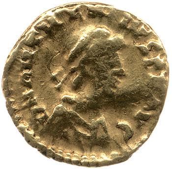 obverse of Anthemius RIC X 2900