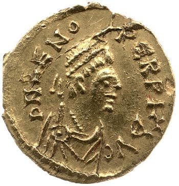 obverse of Zeno RIC X 3642