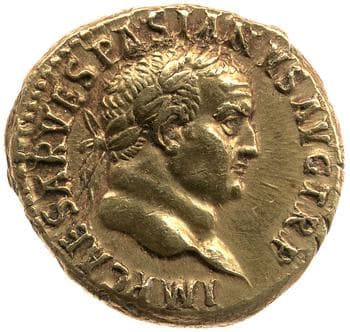 obverse of Vespasian RIC II 1129