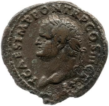 obverse of Vespasian RIC II 750