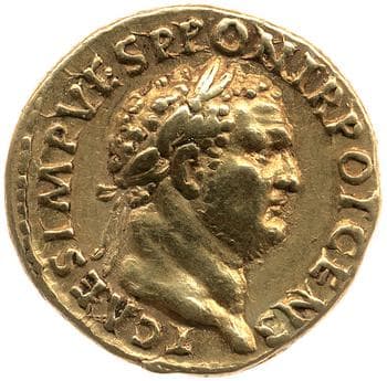 obverse of Vespasian RIC II 529