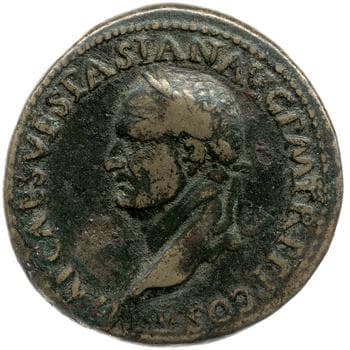 obverse of Vespasian RIC II 158