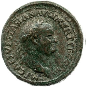 obverse of Vespasian RIC II 176