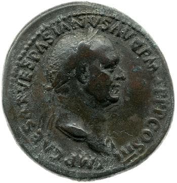 obverse of Vespasian RIC II 107