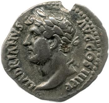 obverse of Hadrian RIC II 3157