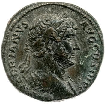 obverse of Hadrian RIC II 2291
