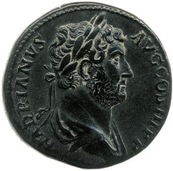 obverse of Hadrian RIC II 1965